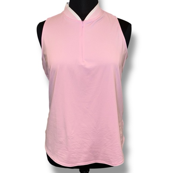 JOFIT Endurance Cutaway Racerback Golf Polo - Almond Blossom (Pink) XXL - Picture 2 of 12
